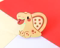 Pizza Dimetrodon Enamel Pin