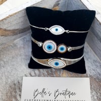 Image 1 of Evil Eye Bracelet Set