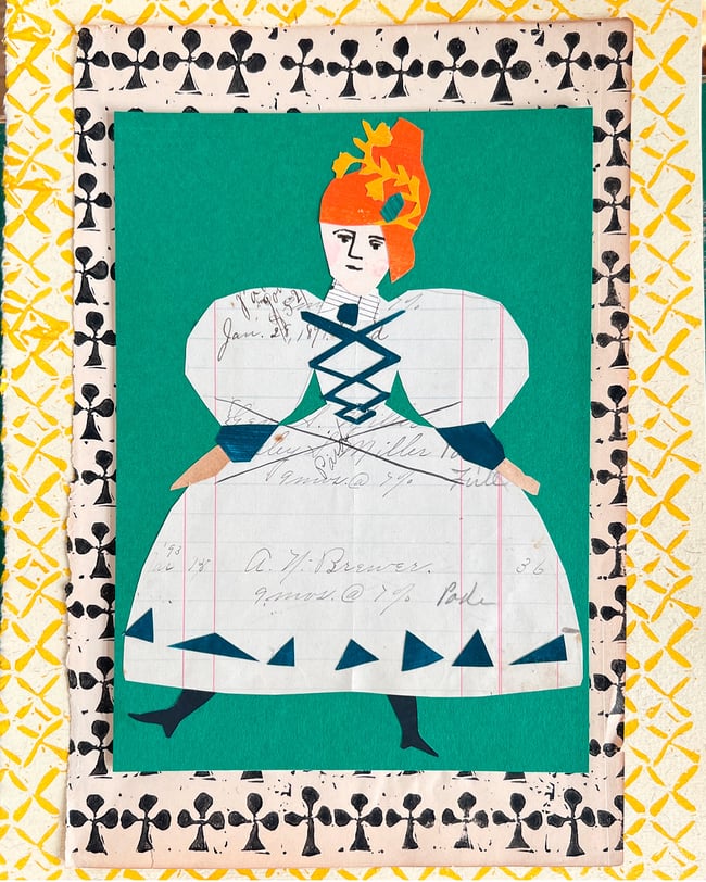 annie brewer - original collage