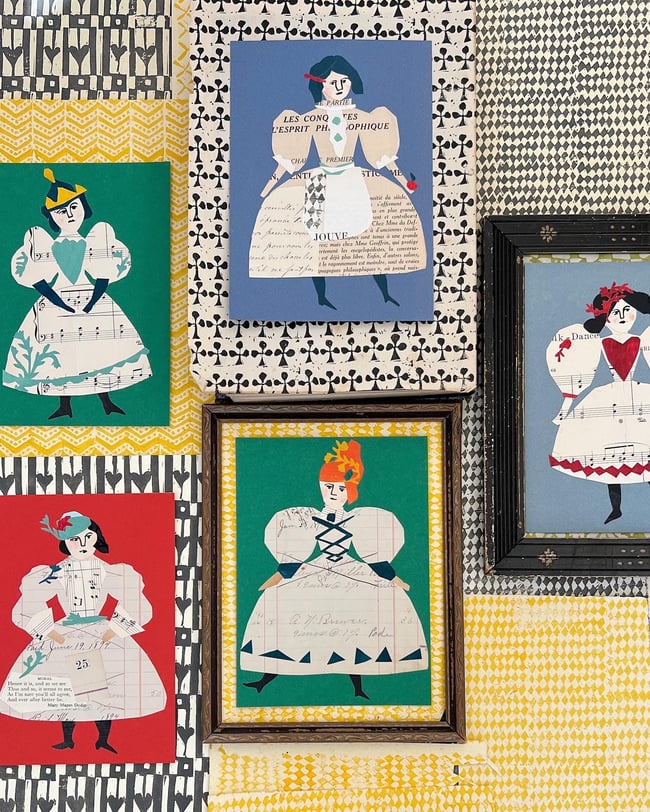 annie brewer - original collage