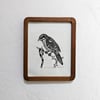 Loggerhead Shrike Linoleum Print