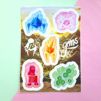 Image 3 of Gem Stickers and Sticker Sheet