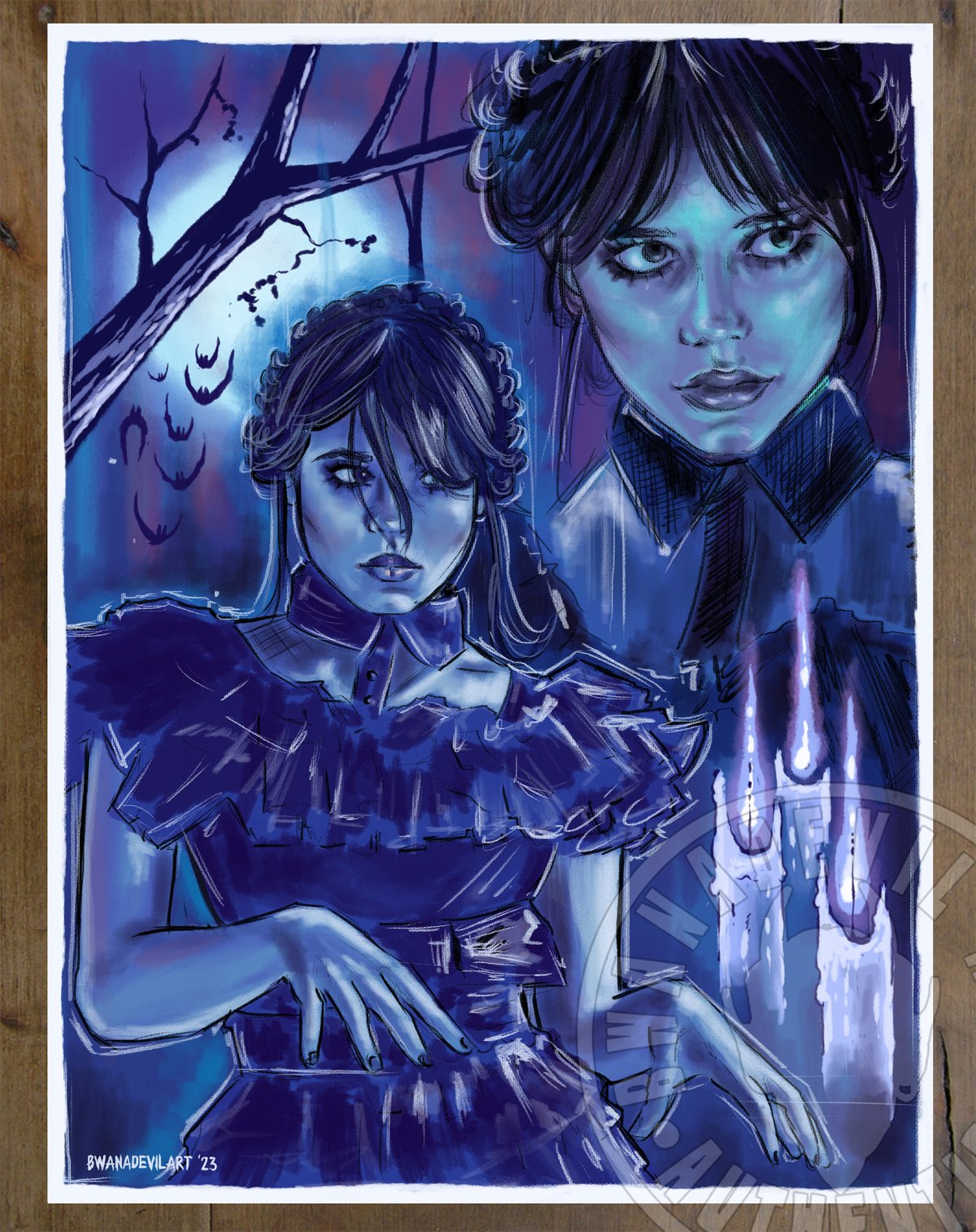 Image of Dancing Wednesday 9x12 in. Art prints