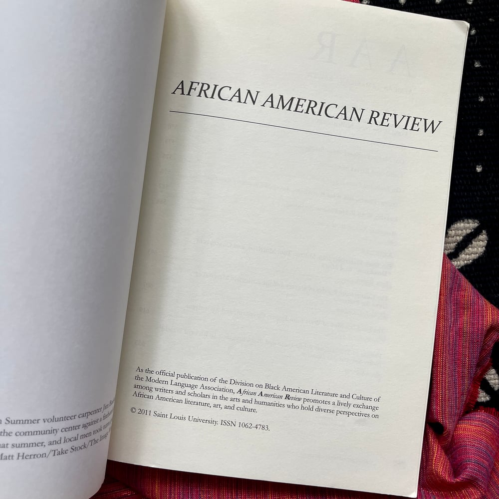 African American Review 2011