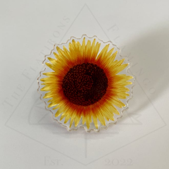 Image of Sunflower - Acrylic Pin