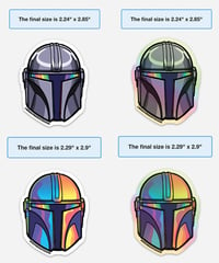 Image 3 of The Mandalorian Stickers