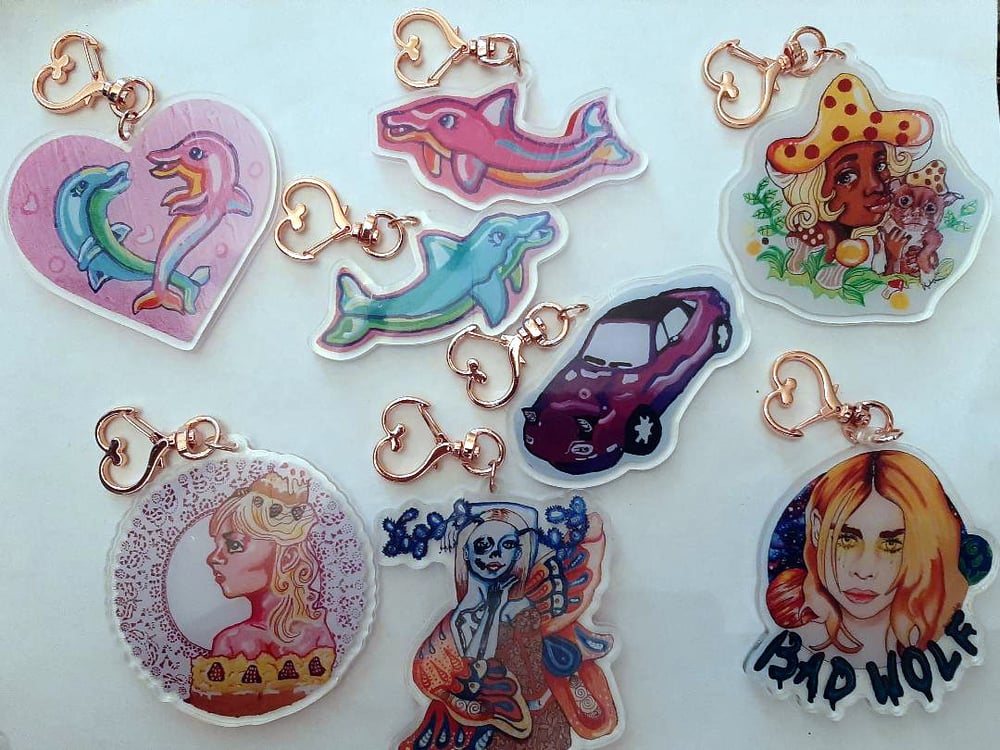 Image of Original Art/Sci-Fi/Misc. Keychains