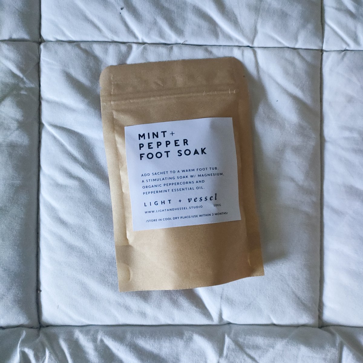 Image of MINT AND PEPPER  FOOT SOAK