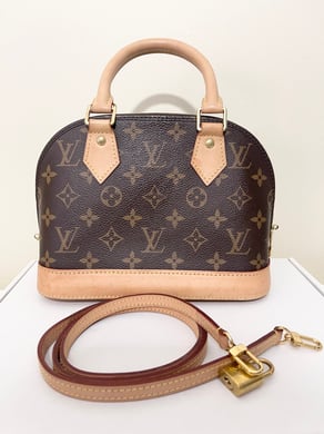 Neverfull leather handbag Louis Vuitton Beige in Leather - 31319711