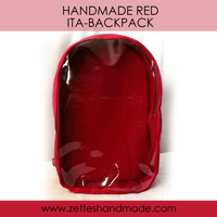 Image 1 of Handmade Red Ita-bag Backpack