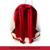 Image 2 of Handmade Red Ita-bag Backpack