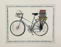 Blue Bicycle Greeting Card