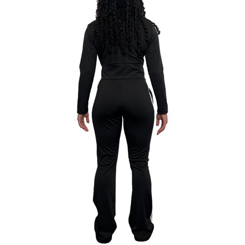 Image of WMNS FULL ZIP CROP (BLACK)