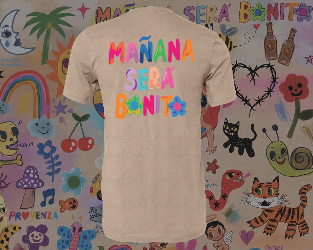 Image of T-SHIRT BACK FULL DESIGN AND HEART POCKET PRINT