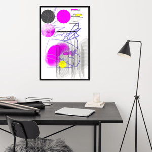 Image of Bury me upsidedown - Framed digital print poster