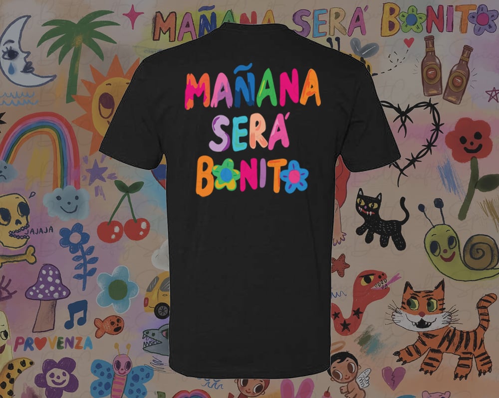 Image of T-SHIRT BACK FULL DESIGN AND HEART POCKET PRINT