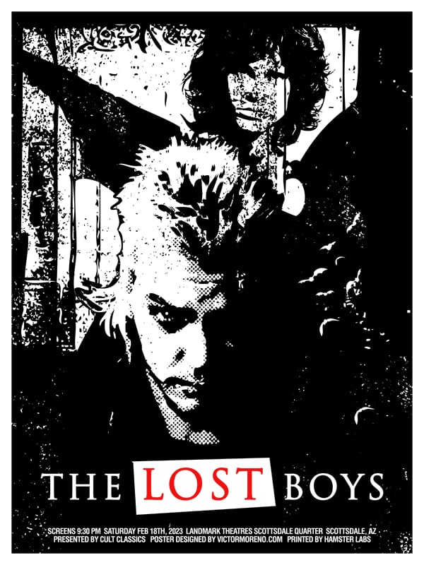 THE LOST BOYS - 18 X 24 Limited Edition Screenprinted Movie Poster