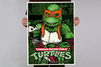 Image 1 of TEENAGE MUTANT NINJA TURTLES - 18 X 24 Limited Edition Screenprinted Movie Poster