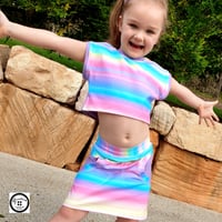 Image 2 of Girls Cropped Tee