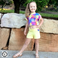 Image 3 of Girls Cropped Tee