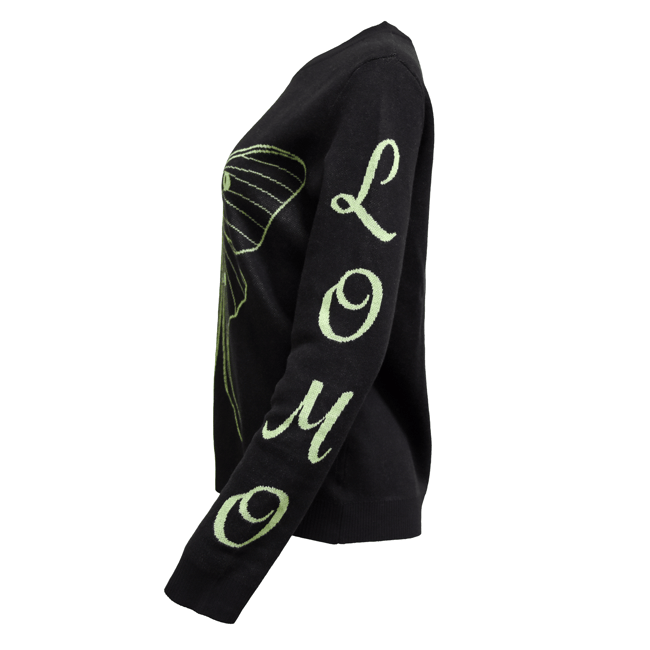 Luna Moth Intarsia Sweater
