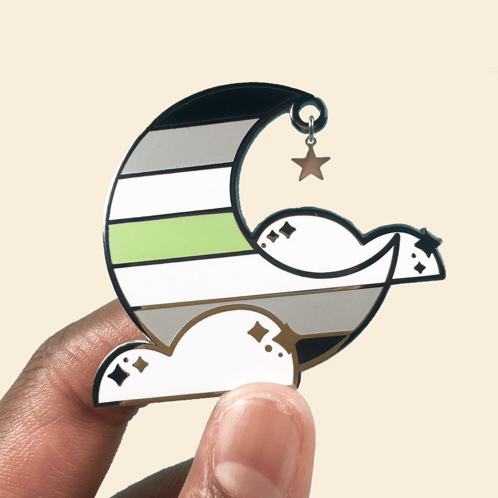 Agender Queer Sky Pin