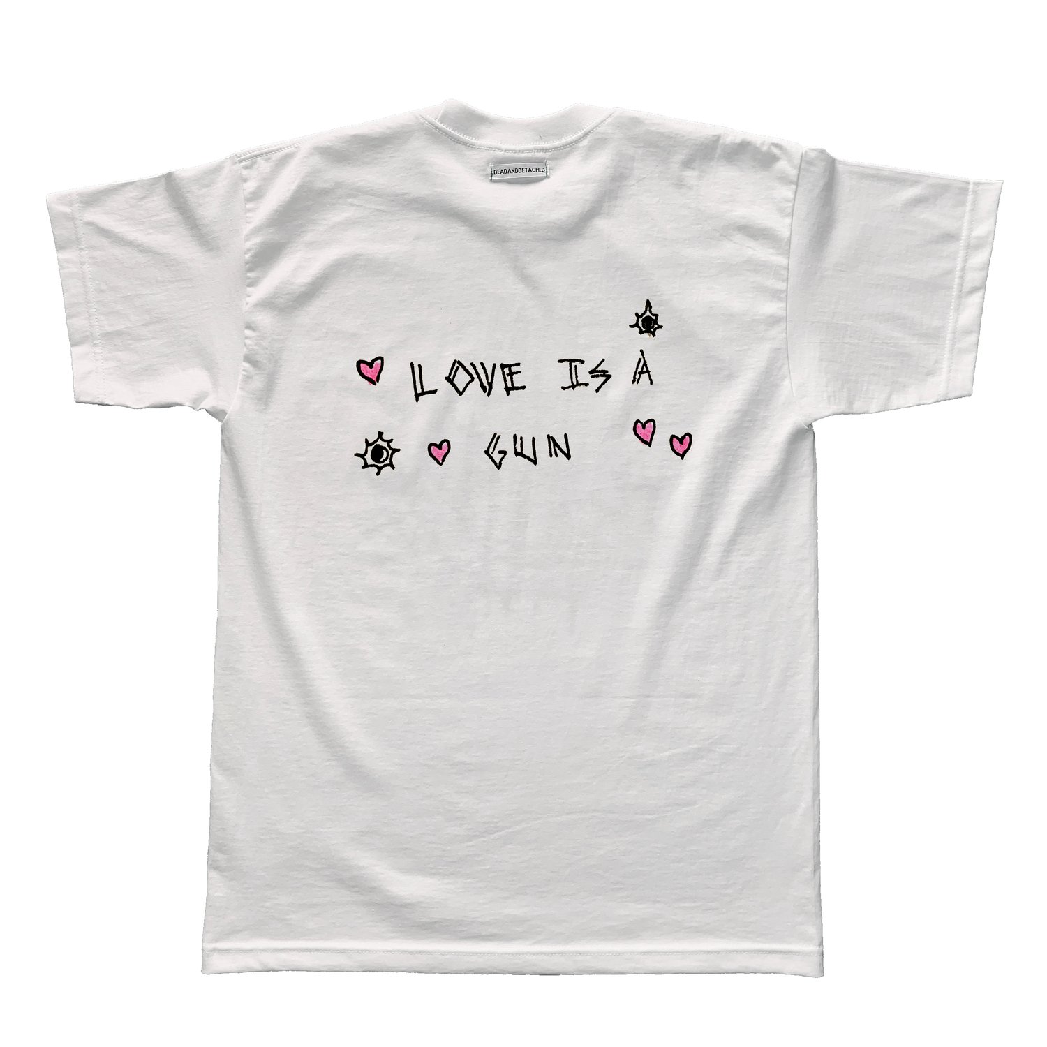 Image of LOVE IS A GUN ART TEE