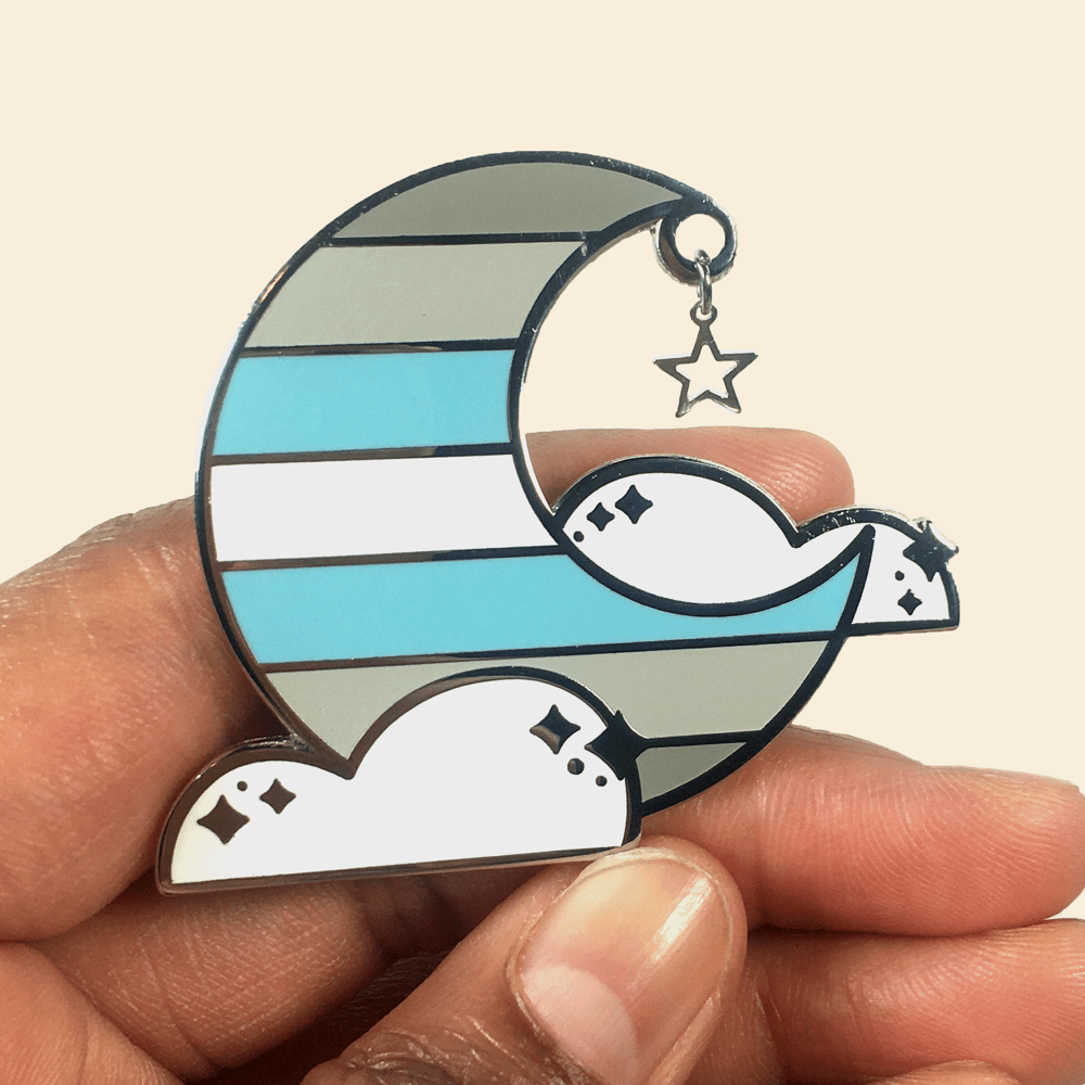 Demiboy Queer Sky Pin