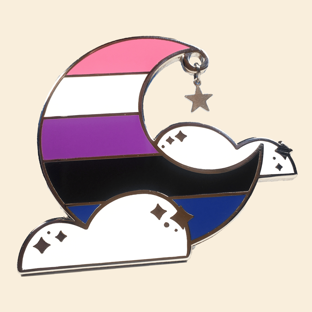Genderfluid Queer Sky Pin