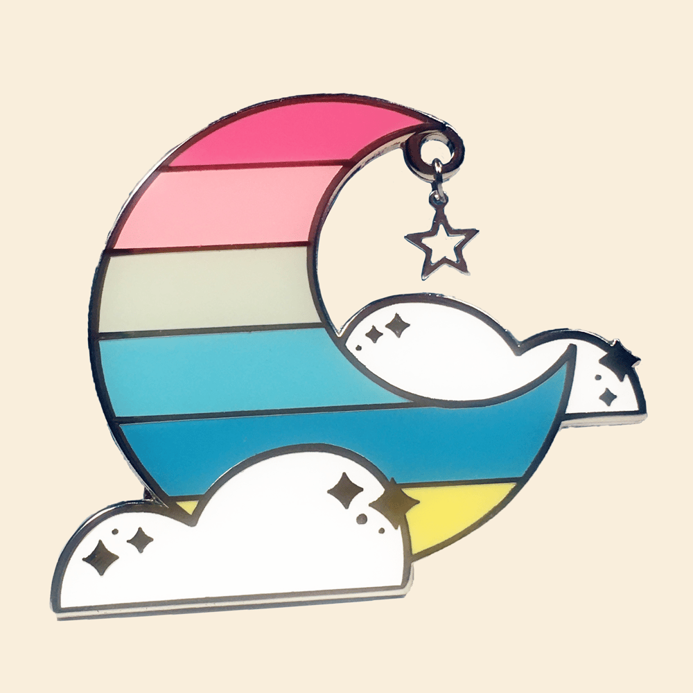 Genderflux Queer Sky Pin