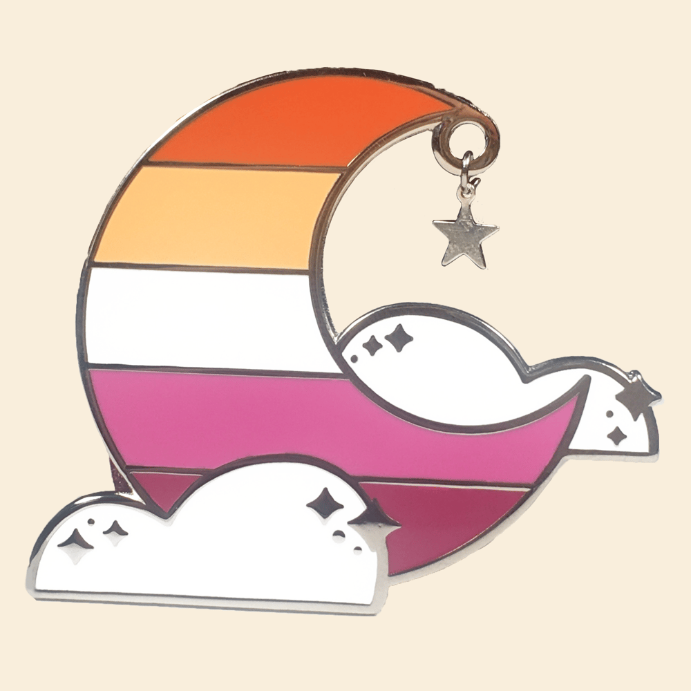 Lesbian Pride Queer Sky Pin
