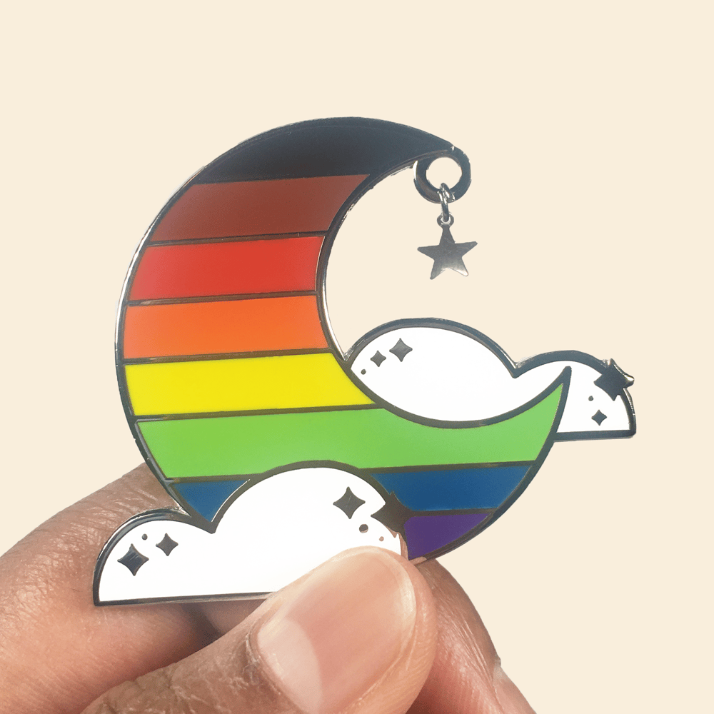 Philly/POC Pride Queer Sky Pin