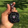 Asexual Hearts of Pride Keychain