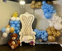 Image 3 of White throne Chair (Adult)