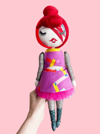 Image 5 of BOWIE INSPIRED MEDIUM ART DOLL 3