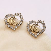 Bling Heart GG Earring 