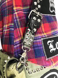 Image 4 of MV Superstar Army bag with studded strap 
