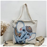 Image 2 of Baby Animals Large Cotton Tote