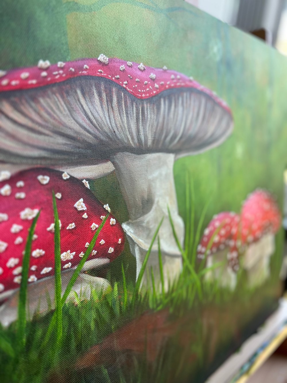 Image of “Toadstools” Original Painting