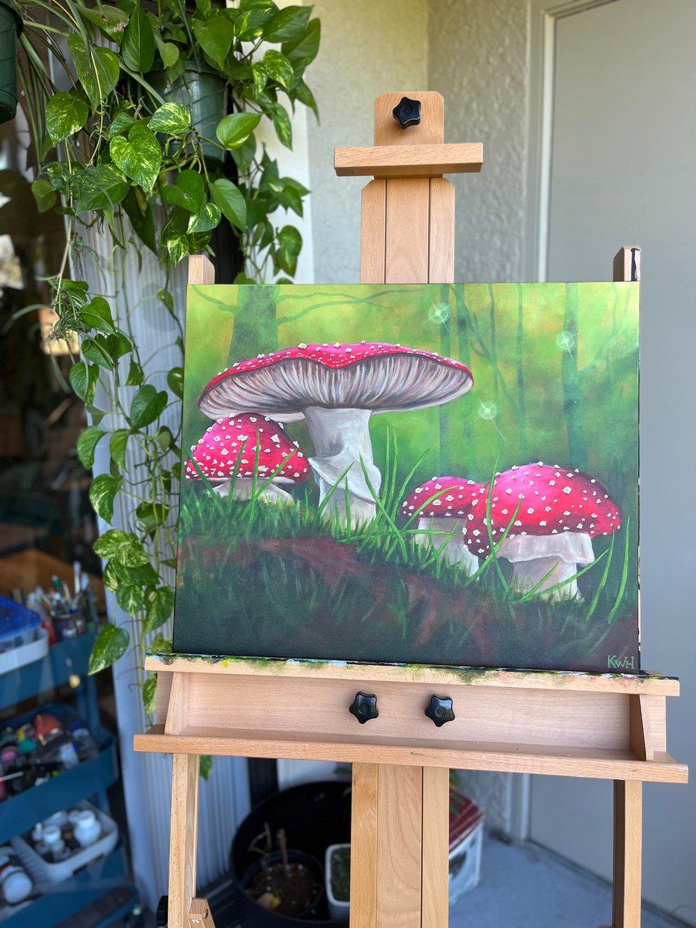 Image of “Toadstools” Original Painting