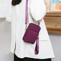 Image 2 of Quilted Nylon Crossbody Bag
