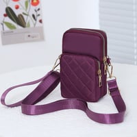 Image 3 of Quilted Nylon Crossbody Bag
