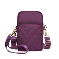 Image 4 of Quilted Nylon Crossbody Bag