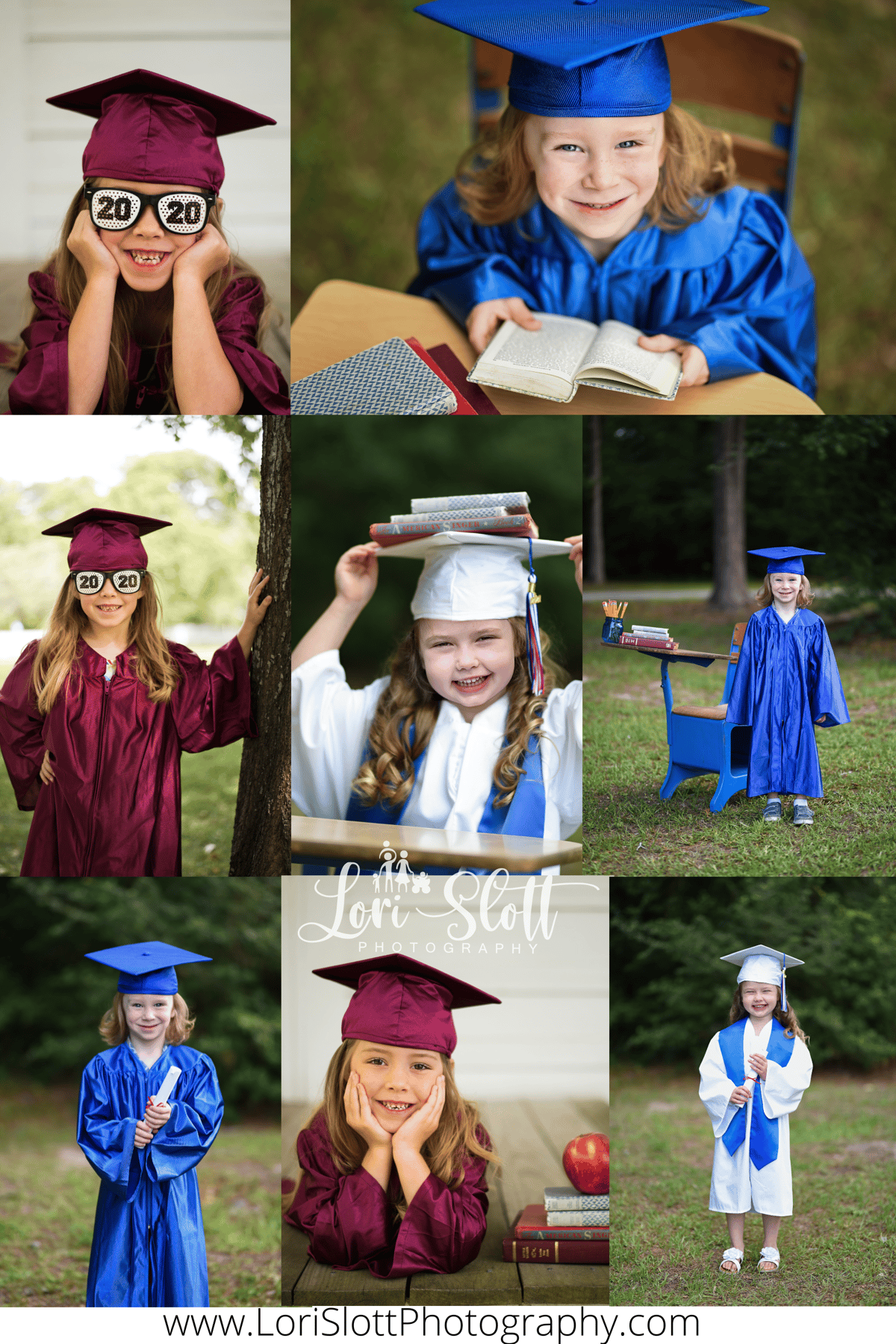 Pre-K and Kindergarten Graduation Portraits