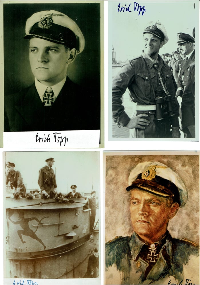 Erich Topp. Edición Especial Lobos de la Kriegsmarine + FOTO