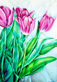 Image 1 of Fractured Tulips
