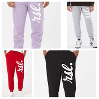 Image 2 of RSL. Raised Puff Sweat Pants