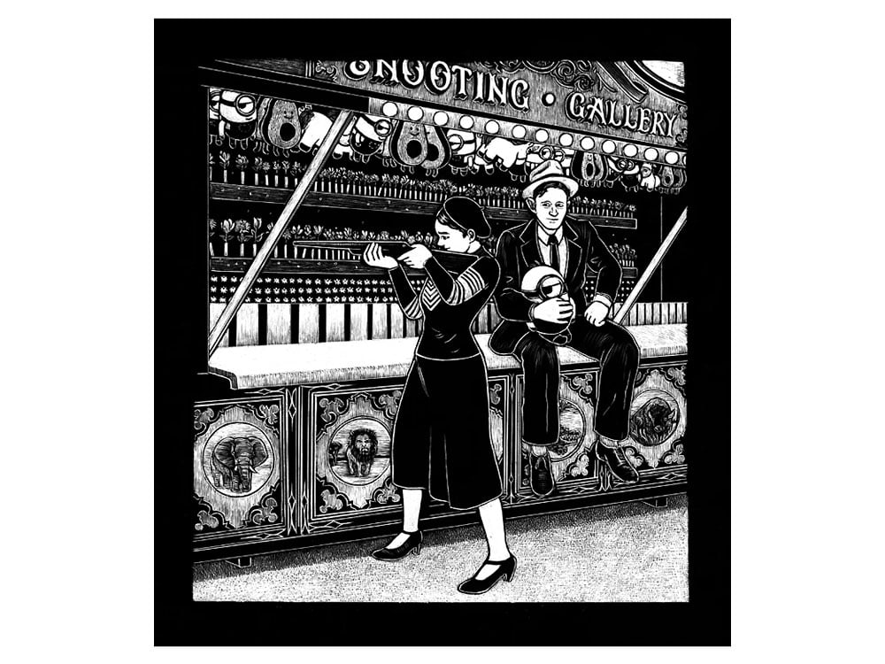 Image of SIEBDRUCK Bonnie & Clyde (Paargespräche)