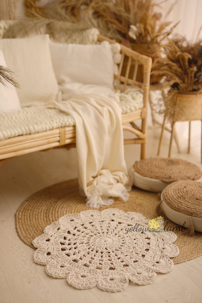 Image of « Round crochet blanket - pre order »
