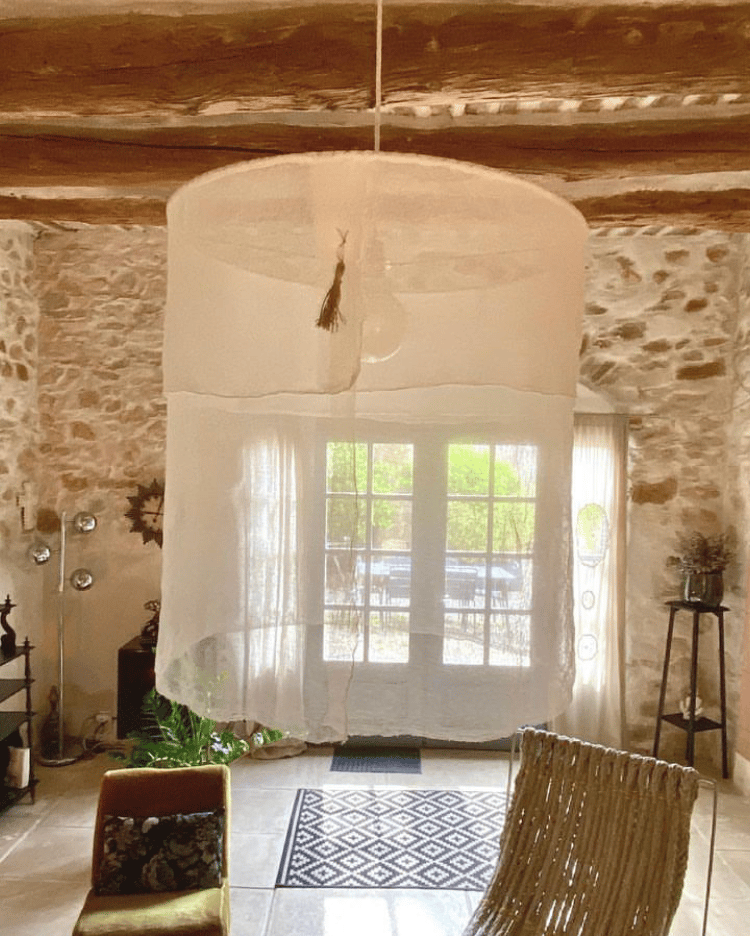 Image of Suspension souple écrue XL Chérie Chérie